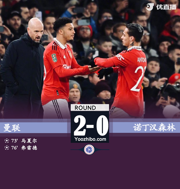 曼联2-0击败诺丁汉森林