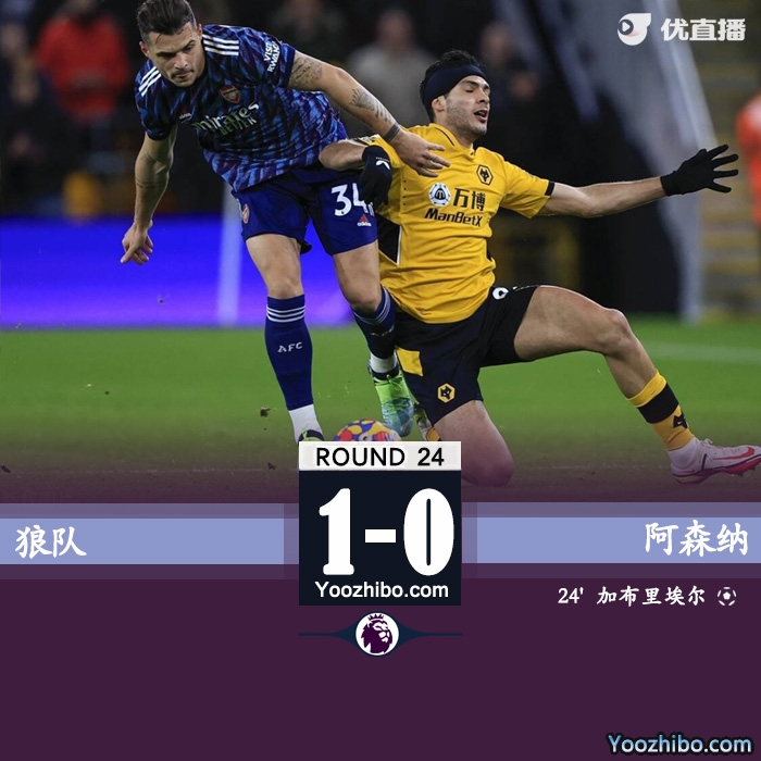 阿森纳1-0狼队