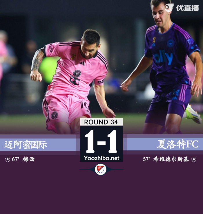 迈阿密国际vs夏洛特FC