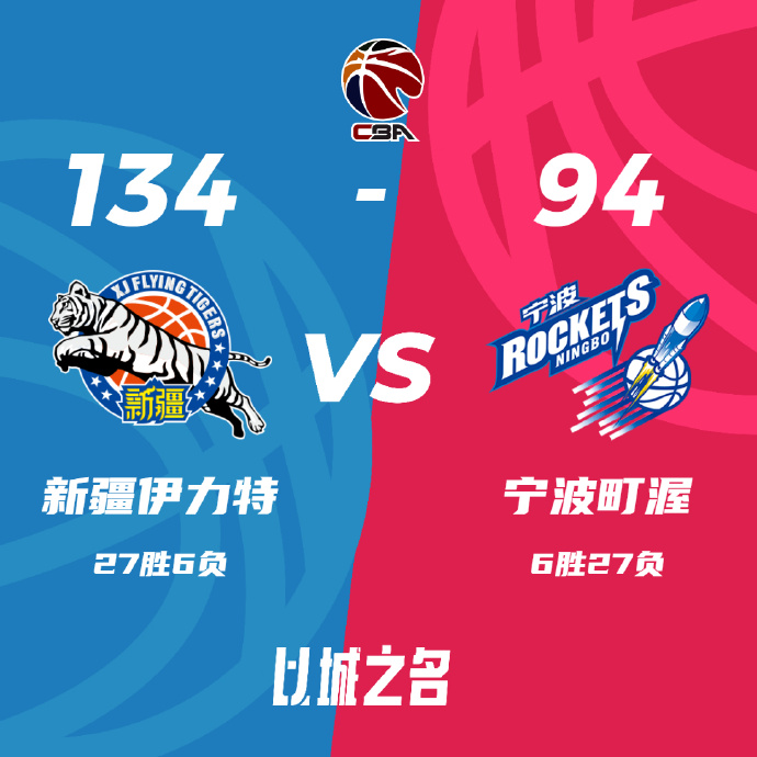 新疆134-94击败宁波 阿不都26分 特莱斯22+14 阿尔斯兰24+11